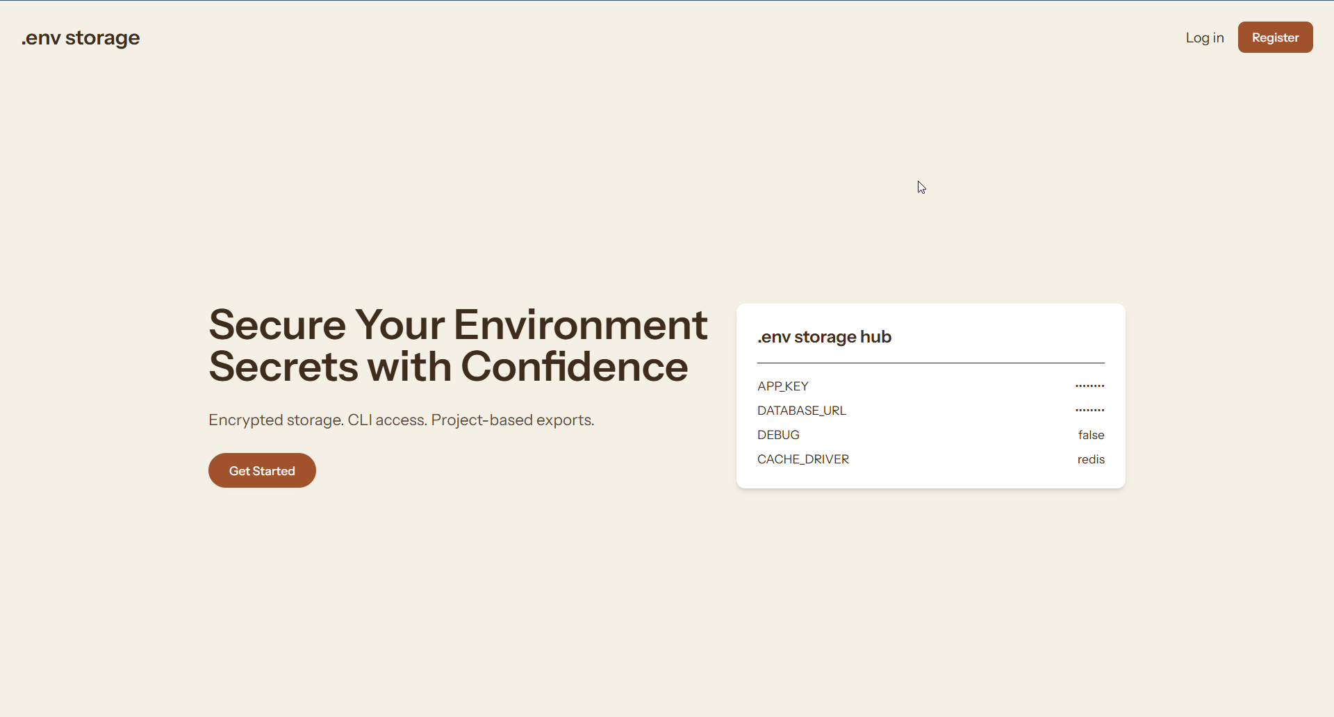 Env Storage